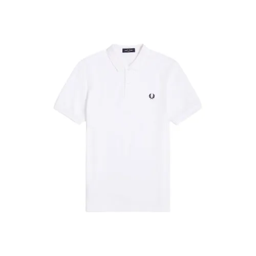 FRED PERRY Белая Мужская Поло