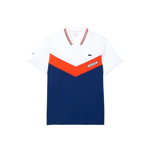 LACOSTE Daniel Medvedev Collaboration Поло Мужское Морской Синий