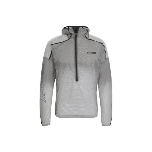 adidas Terrex Светло-серый Мужская Куртка
