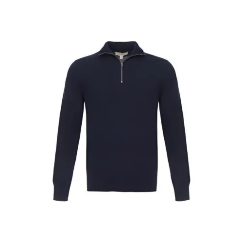 Burberry SS24 Трикотаж Мужской Морской Синий