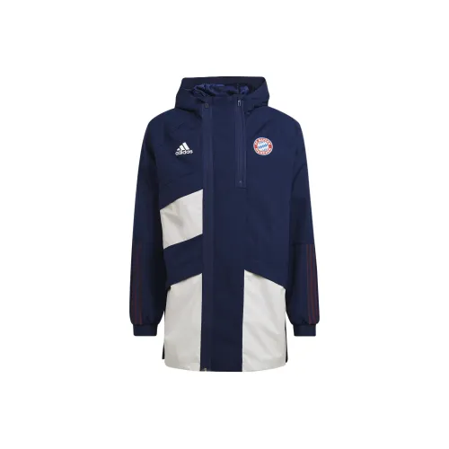 Adidas Bayern Munich Куртка Мужская Темно-синяя