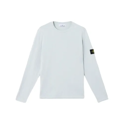 STONE ISLAND SS25 Свитер Мужской Небесно-Синий