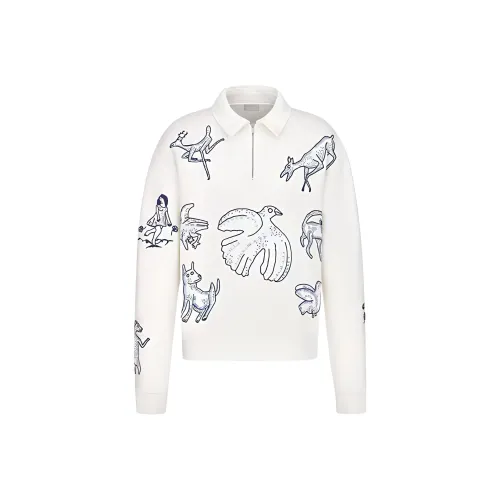 DIOR SS25 Толстовка Мужской Белый