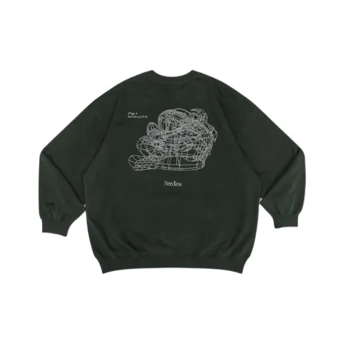 Needles GROCERY Collaboration Темно-зеленый Унисекс Свитеры