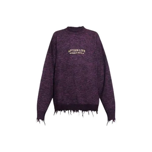 Vetements Фиолетовый Унисекс Свитеры