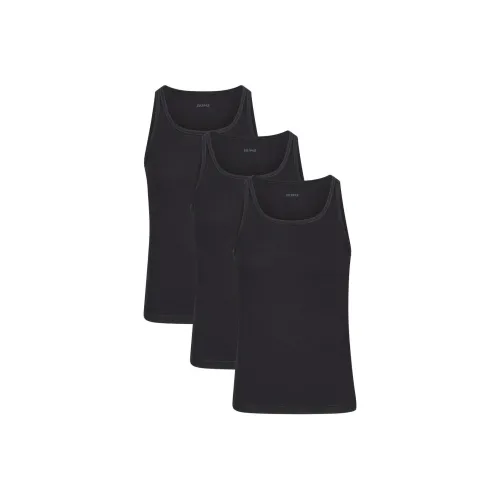 SKIMS Хлопок MENS RIB TANK 3 шт Майка Мужская 3 шт Оникс Оникс