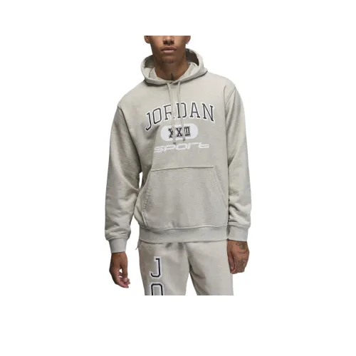 Jordan Sport Crossover Dri FIT Толстовка Мужская Серый Белый