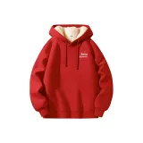 Красный (Qf Ручная работа Сердце Логотип на груди _Qf Большой Ручная работа Сердце Логотип на спине)