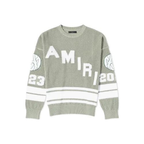 AMIRI Зеленый Мужской Свитеры