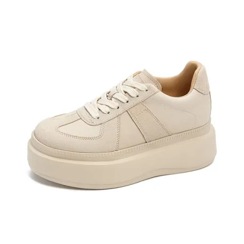 VCA Скейтборд Кроссовки Низкие Бежевые Женские