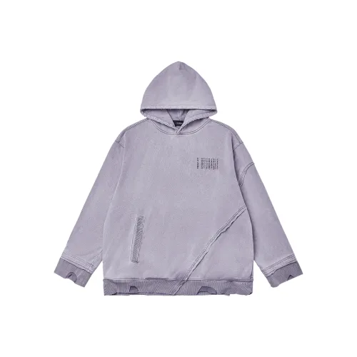 D.DESIRABLE Reverse Series Пюре из таро Фиолетовый Унисекс Свитшоты