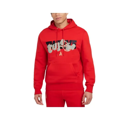Nike Red Men's Hoodies Найк Красный Мужские Толстовки