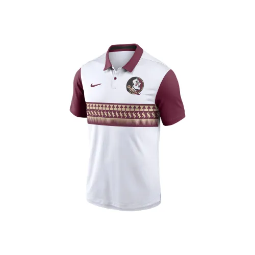 nike Dri Fit College Florida State FW24 Polo Мужской Белый