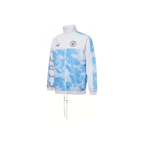 PUMA Mcfc Street Socce Синий Мужской Куртки