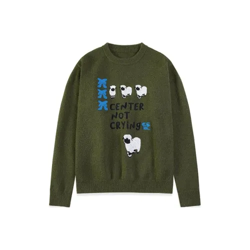 Crying Center Avocado Men's Knitwear
