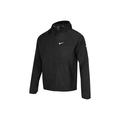 Nike MILER Куртка Весна Мужская Черная