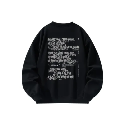 Свитшот LEVEL с круглым вырезом унисекс