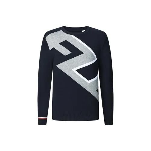 FILA GOLF серия Легенда Синий Мужской Трикотаж