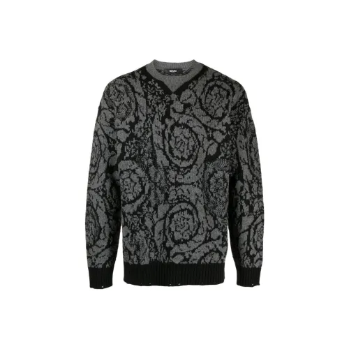 VERSACE FW23 Свитер Мужской Черный
