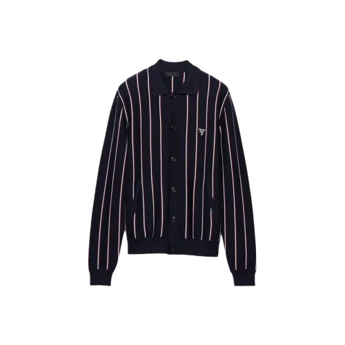 PRADA Синие Мужские Свитера