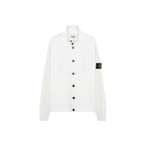 STONE ISLAND Белый Мужской Трикотаж