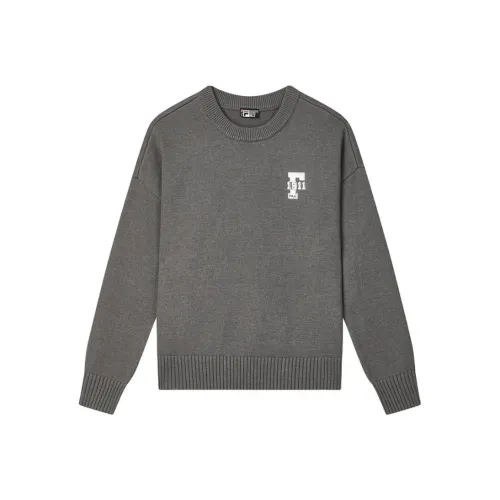 FILA ORIGINALE Клетчатый Фотиния Серый Мужской Трикотаж