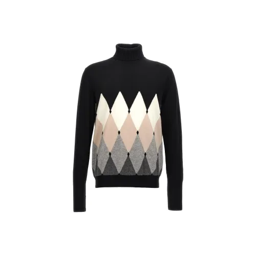 BALLANTYNE Черные Мужские Свитера