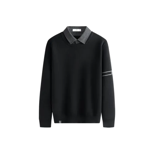 Dance with Wolves Свитер Мужской Черный