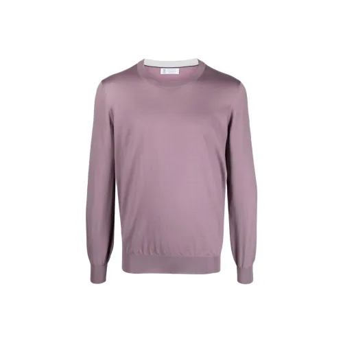 BRUNELLO CUCINELLI Трикотаж Мужской Фиолетовый