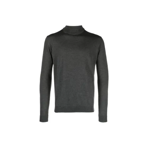 ROBERTO COLLINA Свитер Мужской Угольный Серый