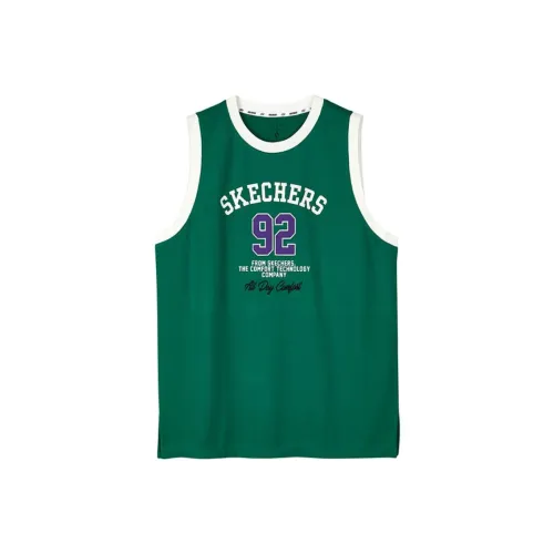 Skechers SS24 Майка Унисекс Медведь Трава Зеленый