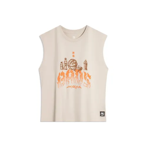 LINING Badfive Майка Мужская Овсяный Серый