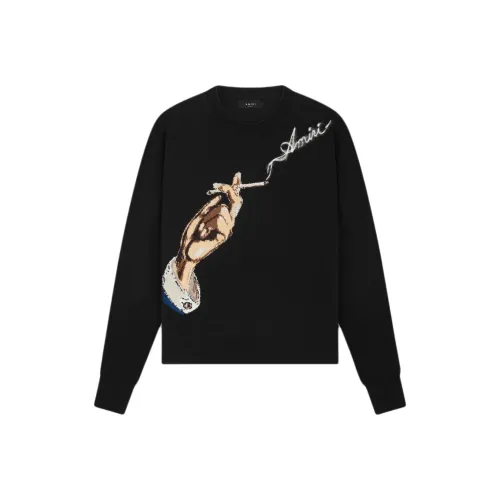 AMIRI Мужские черные свитеры