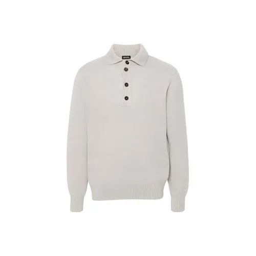 Ermenegildo Zegna Gray Men's Polo