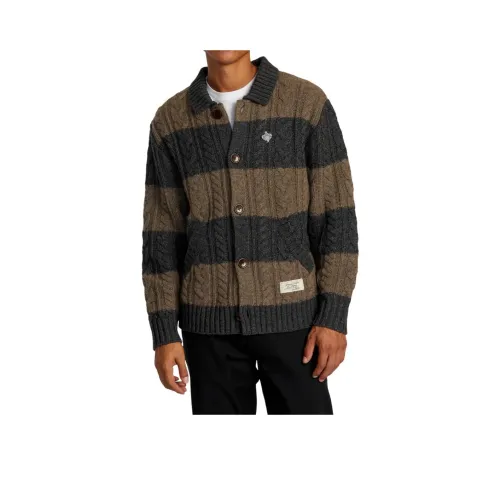 RVCA FW24 Свитер Мужской CAMEL Угольный Серый