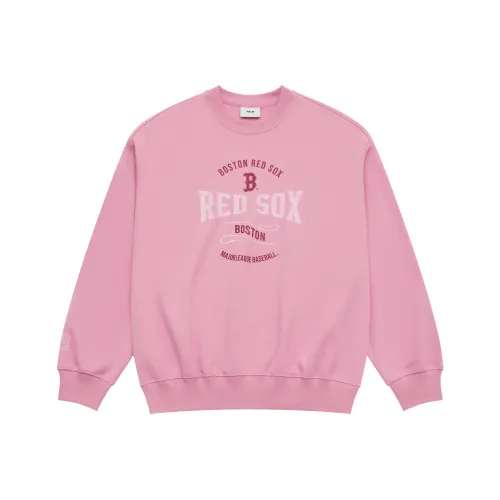 MLB Preppy Style Collection Boston Red Sox SS25 Толстовка Унисекс Розовый