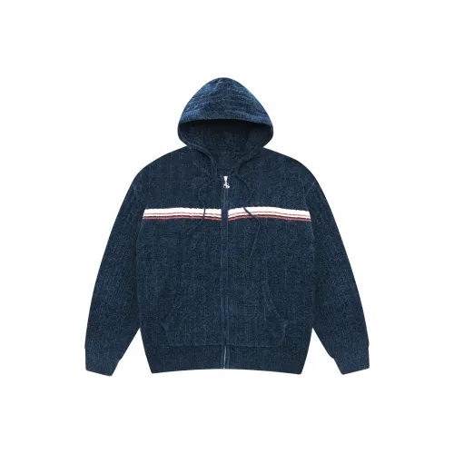 YARDSALE FW24 Phantasy Шерпа Толстовка Унисекс Морской Синий