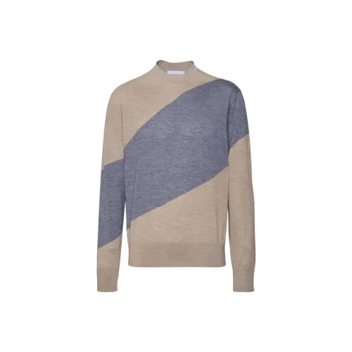 FERRAGAMO FW23 Свитер Мужской Песочно-желтый