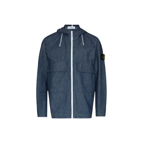 STONE ISLAND Blue Men's Jackets STONE ISLAND Синий Мужские Куртки