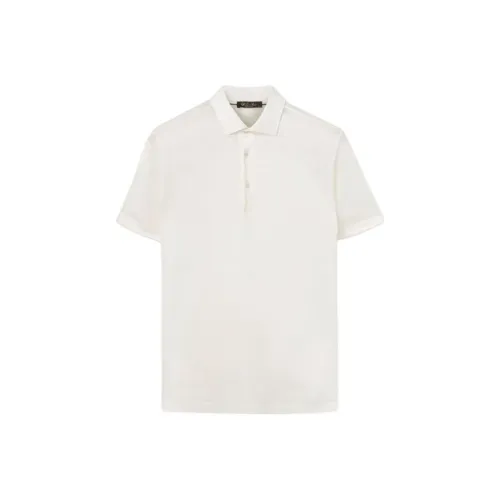 Loro Piana Поло Мужское Белое