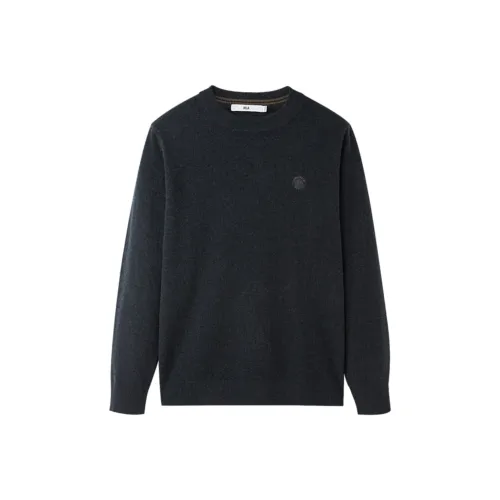 HLA Темно-серый H8 Мужской Трикотаж