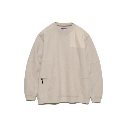 Nanamica x THE NORTH FACE PURPLE LABEL FW23 Свитер Мужской Светлый Бежевый