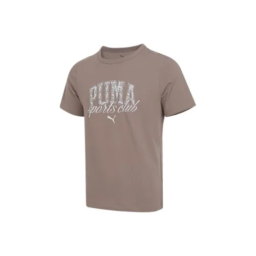 PUMA SS25 T-Shirt Мужской Светло-Коричневый