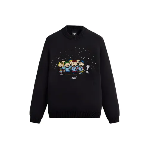 Kith Peanuts Co Фирменный черный Унисекс Свитеры