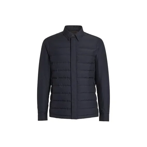 Ermenegildo Zegna Blue Men's Jackets Эргенжильдо Зегна Синий Мужской Куртки