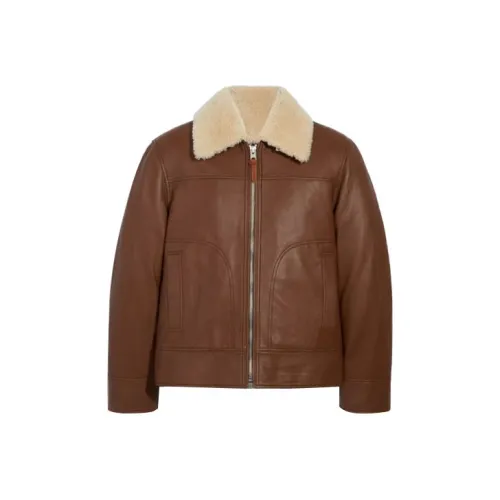 COACH Коричневый Мужской Куртки