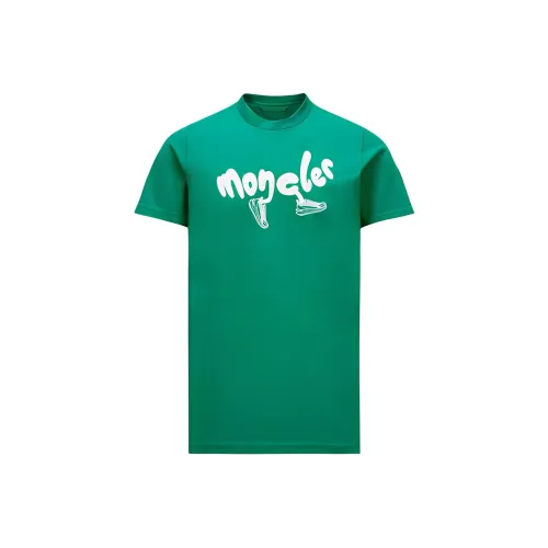 MONCLER SS24 T Рубашка Мужская Зеленая