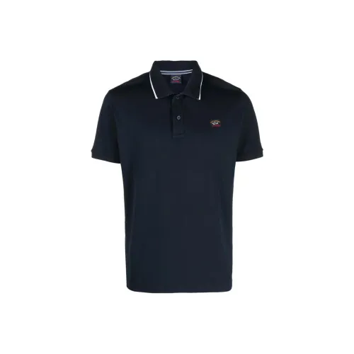 Paul Shark Yachting Поло Мужское Морской Синий