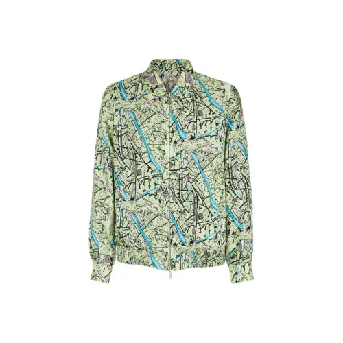 FENDI SS22 Куртки и Пальто Мужской Зеленый