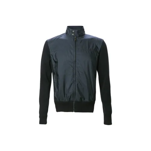 PRADA Темно-синие мужские куртки